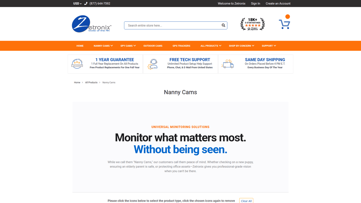 Hardware hidden cameras for nanny monitoring